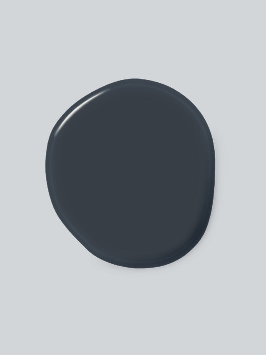 Campione colore blu scuro Notti Walser Maibianco, pittura per interni opaca e lavabile.