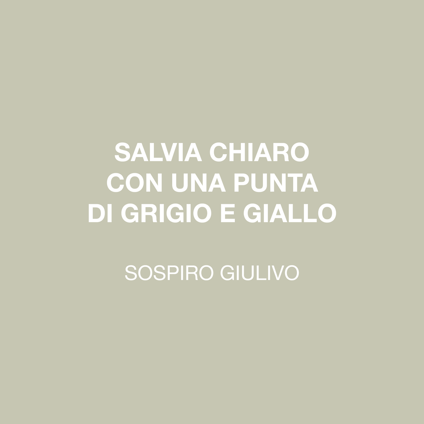 SOSPIRO GIULIVO