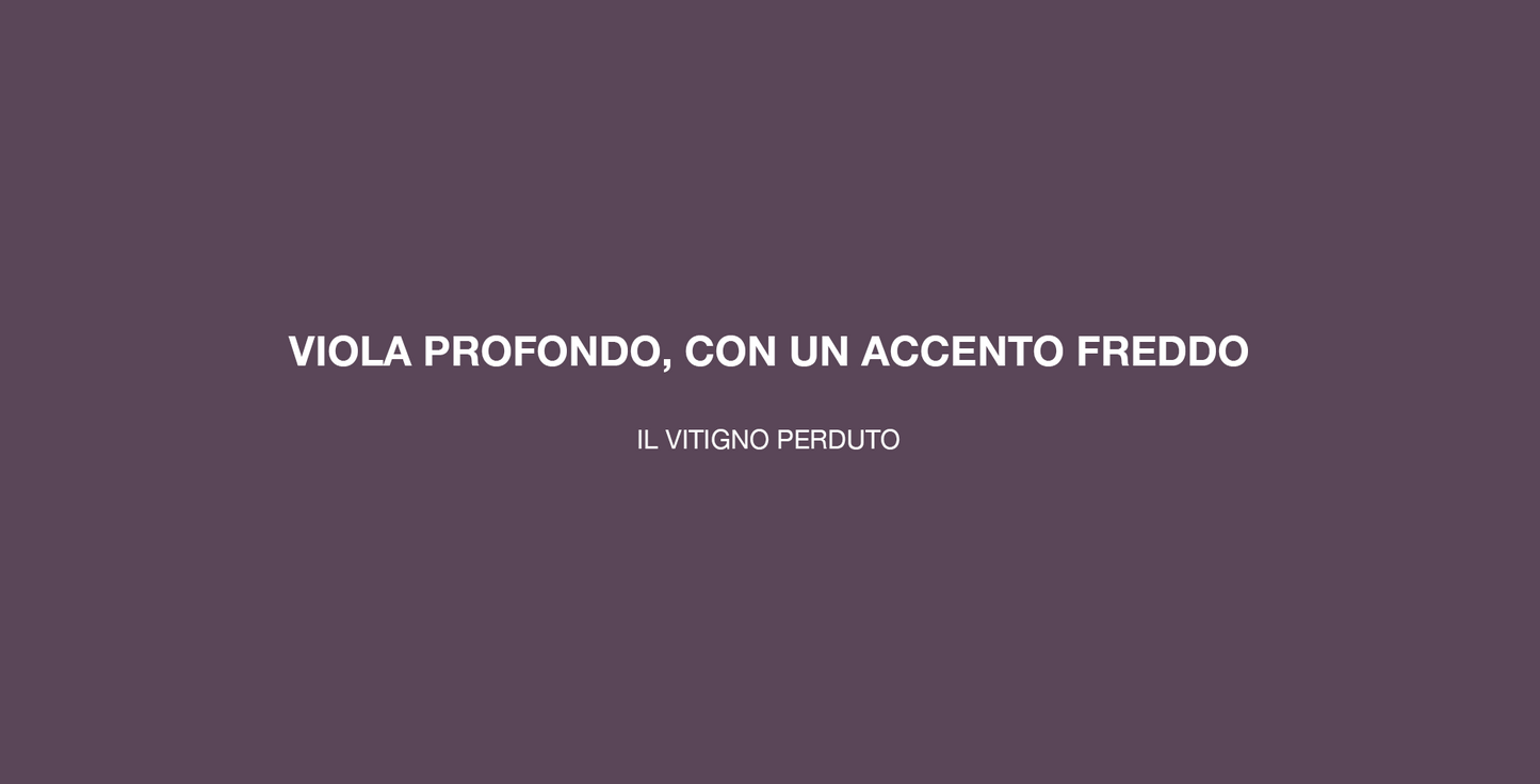 IL VITIGNO PERDUTO