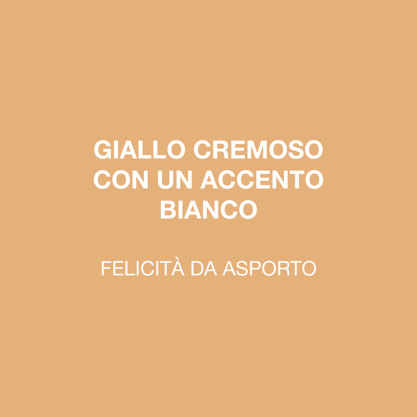 FELICITÀ DA ASPORTO