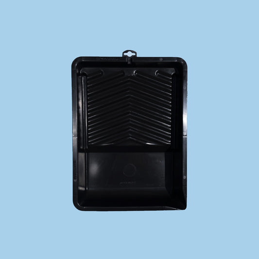 Vaschetta in plastica nera per pittura, compatibile con rulli