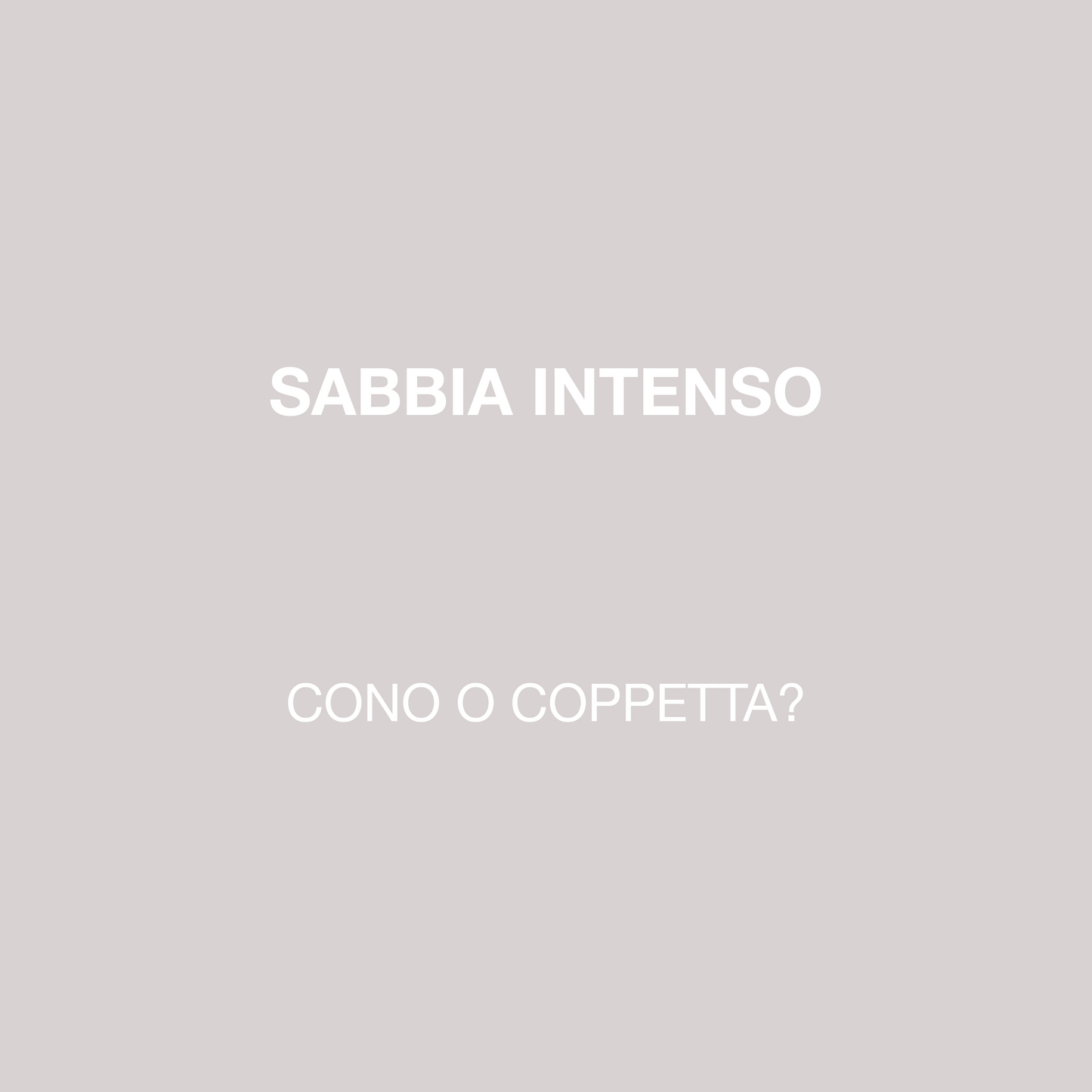 CONO O COPPETTA?