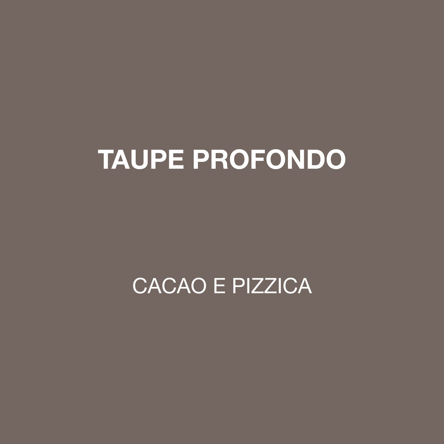 CACAO E PIZZICA