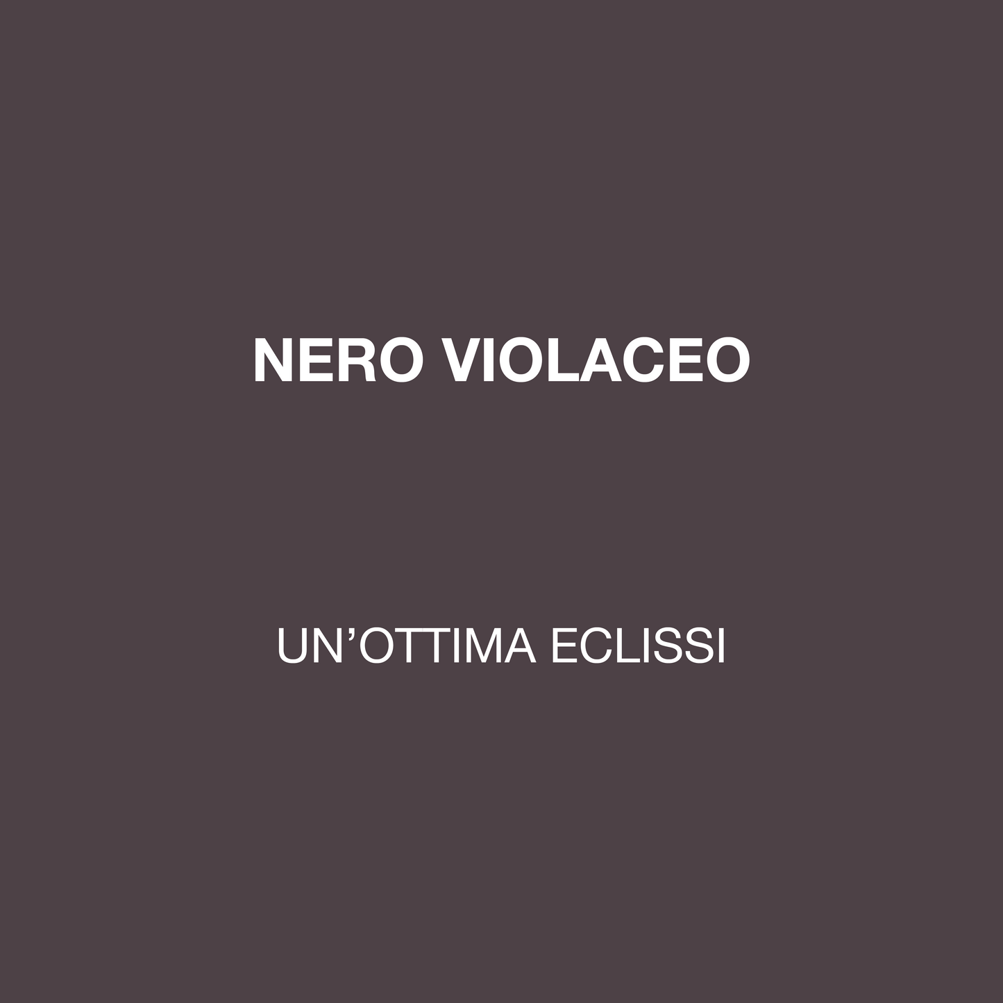 UN’OTTIMA ECLISSI