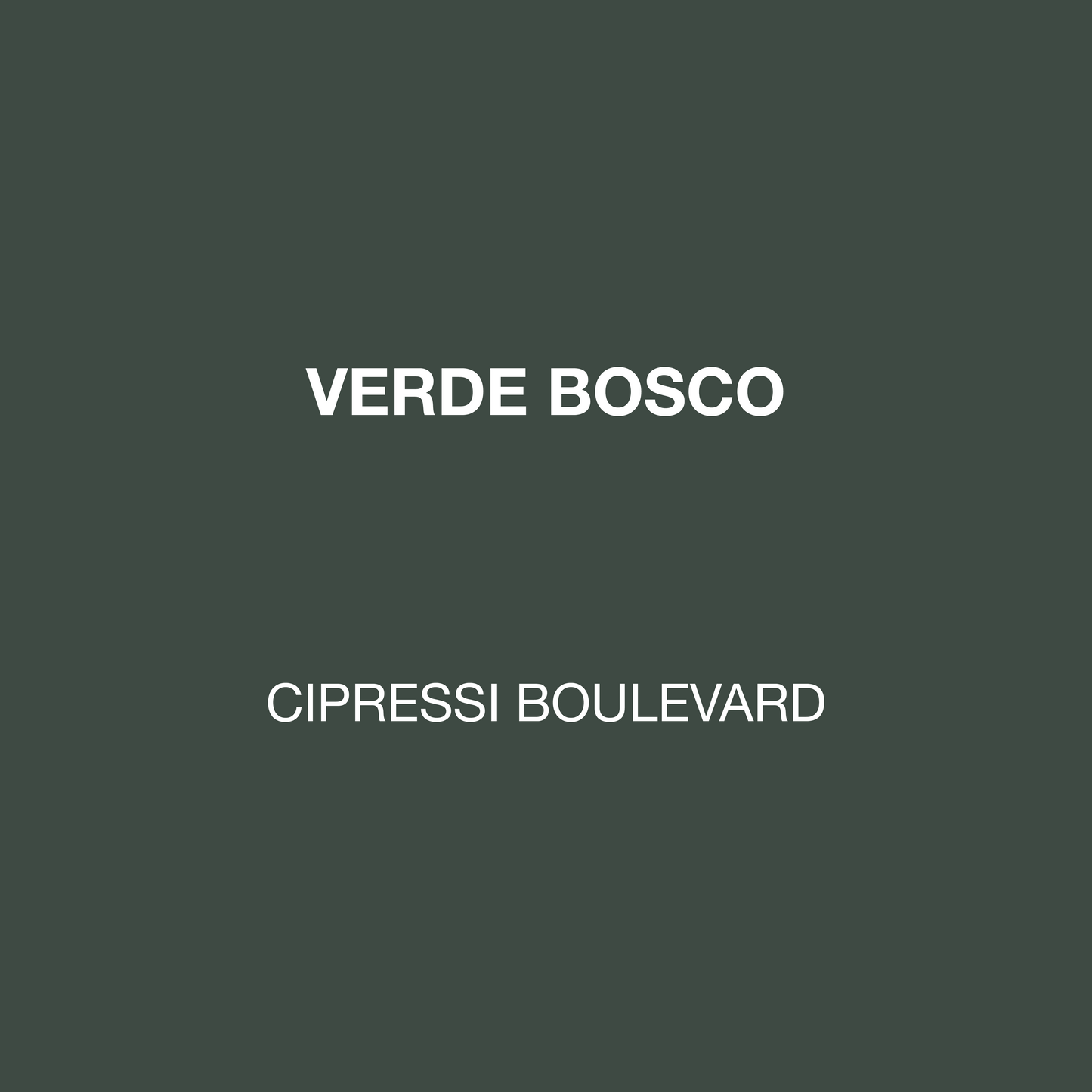 DUNKELGRÜNE FARBE | CIPRESSI BOULEVARD